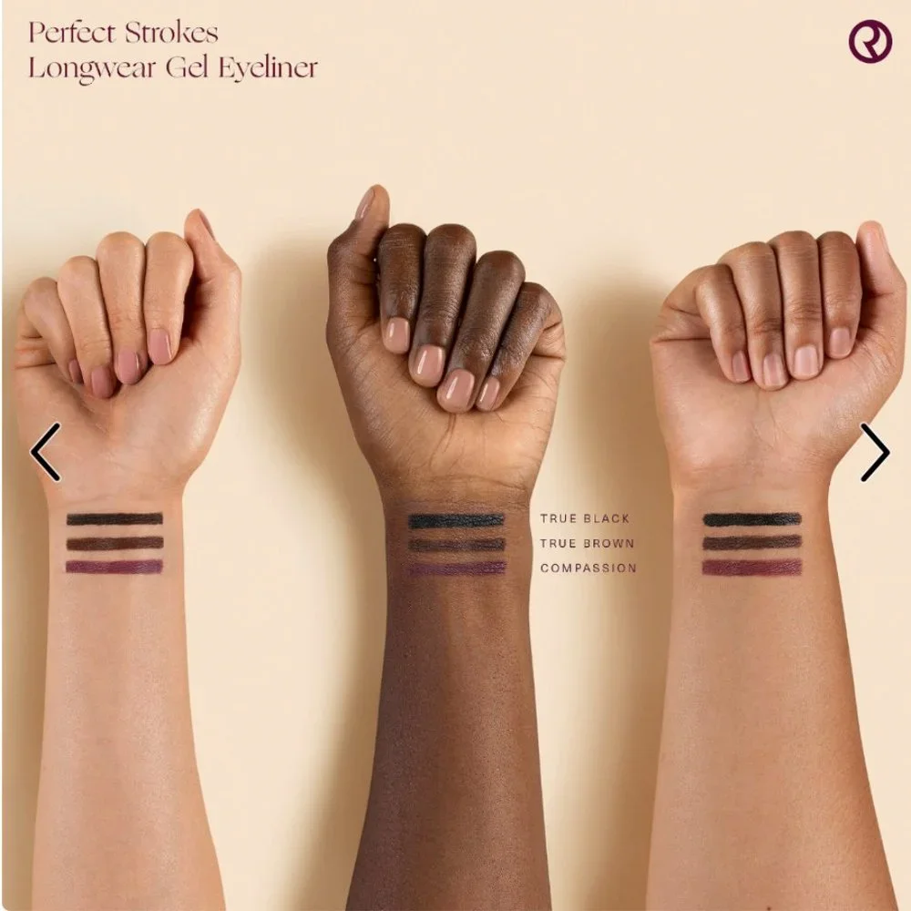 NEW Rare Beauty Strokes Longwear and Waterproof Gel Eyeliner in True Black